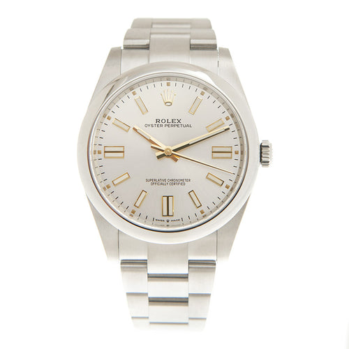 NEW ROLEX OYSTER PERPETUAL 124300-0001 SILVER