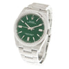 NEW ROLEX OYSTER PERPETUAL 126000-0005 GREEN