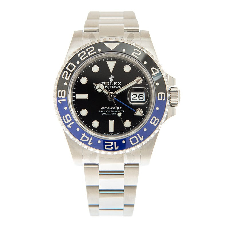 NEW ROLEX GMT-MASTER II 126710BLNR-0003 BATMAN