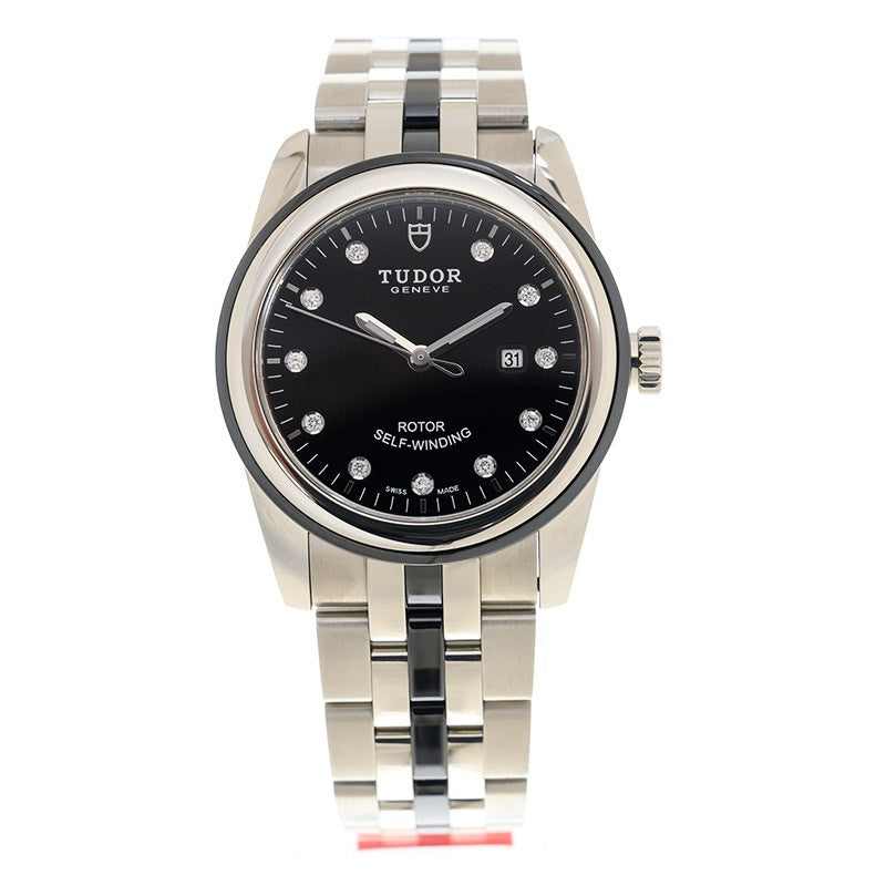 NEW TUDOR GLAMOUR DATE 53010N-68030N-11DI-BK