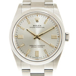 NEW ROLEX OYSTER PERPETUAL 126000-0001 SILVER