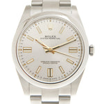 NEW ROLEX OYSTER PERPETUAL 124300-0001 SILVER