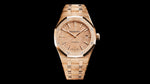 Men's Audemars Piguet Royal Oak Frosted Gold Selfwinding 15454OR.GG.1259OR.03 Pink Index Pink Gold 37mm - BRAND NEW - Global Timez 